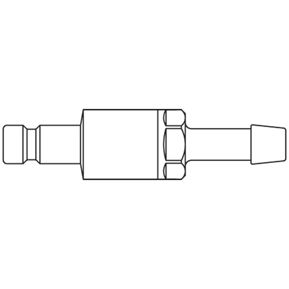 REEKS: 20 INSTEEKNIPPEL MET PILAAR + AFSL. Ø4MM (LEGRISNR. 9285 20 04)