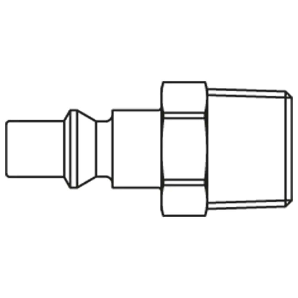 REEKS:22 INSTEEKNIPPEL 1/4"  BUITENDRAAD (LEGRISNR. 9084 22 13)