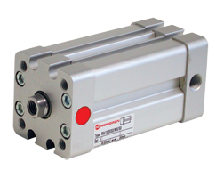 ISO compact single acting cylinder, 40mm diameter, 25mm stroke