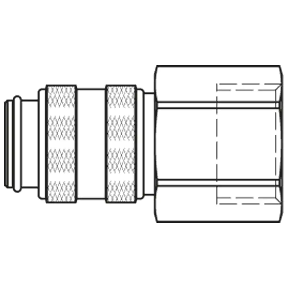 REEKS: 21SNELKOPPELING 1/8" BINNENDRAAD