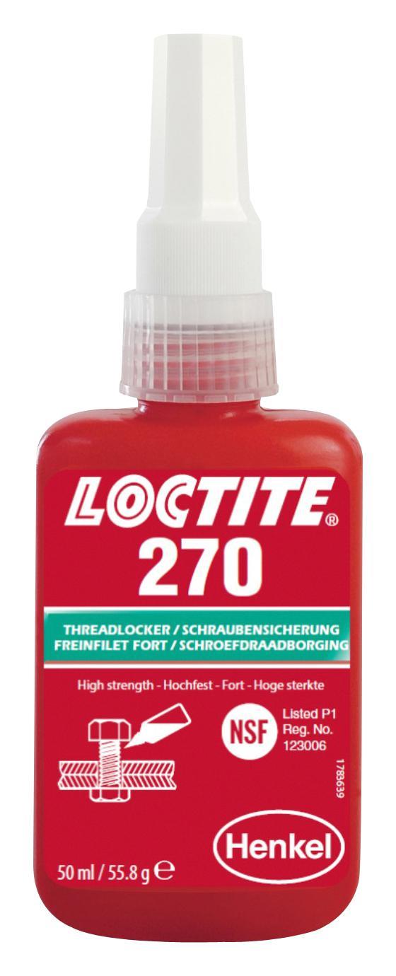 LOCTITE 270-50ML SCHROEFDRAADBORGING HOGE STERKTE